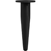 vidaXL Meubelvoeten 2 st Zwart Ø 40 x 98 mm IJzer