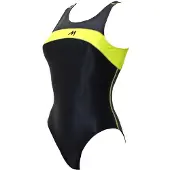 Mosconi Marmore Swimsuit Geel,Zwart 12 Years Meisje