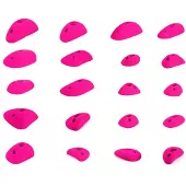 Blue pill - Small Mix - Klimgrepen S/M, roze/wit