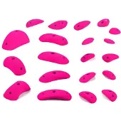 Blue pill - Hard Boulder - Klimgrepen XS-XL, roze/wit