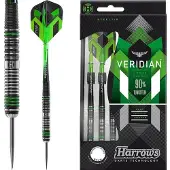 Harrows Veridian 90% Tungsten Steeltip dartpijlenset (Gewicht pijl: 0,022 kg)