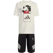 Adidas Trainingspak 'x Disney Micky Maus' rood / zwart / wit