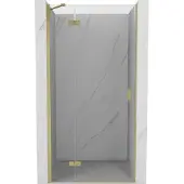 Mexen Mist-H draaideur douche links 70 , transparant, goud geborsteld - 8A5-070-000-55-00-L