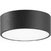 CMD LED buitenlamp 9025, Ø 15 cm 9025, zwart, Aluminium, Modern, LED plafondlamp