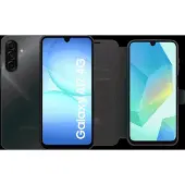 Samsung Galaxy A17 128GB Zwart 4G + BlueBuilt Book Case Zwart