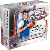 Topps Chrome Basketball - Mega box (7 packs) 2025-26 Trading Cards