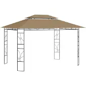 Syfax Prieel 160 g/m² 4x3x2,7 m taupe