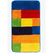 Bonprix Badset met kleurrijk design maat 3-dlg. set (wc-mat voor hangend toilet 45/50 cm, badmat 50/90 cm, wc-dekselovertrek 47/50 cm)