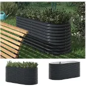 OK-Living Hoogbed – 200 x 100 cm Antraciet