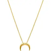 Luxenter Ketting Zinne 18k geelgoud afwerking