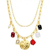 Luxenter Ketting 'Lyho' rood