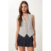 Happiness İstanbul Korte Knop Vest