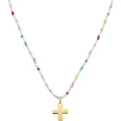 Luxenter Ketting 'Cruz' gemengde kleuren