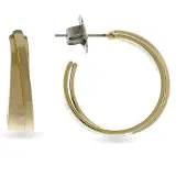 Luxenter oorbellen in 18K geel goud - Huiwe