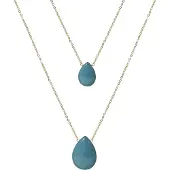 Luxenter Ketting 'Abelia' blauw