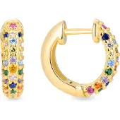 Luxenter Oorbellen 'Iralda' goud / gemengde kleuren