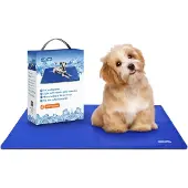 Nobleza Koelmat voor huisdieren - Koelmat hond - Koelmat Kat - Hondenmat - Verkoeling hond - Blauw - Maat S
