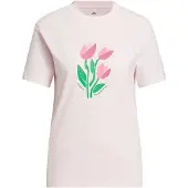 Adidas Functioneel shirt 'Bloom At Your Own Pace' groen / pink / rosé / lichtroze