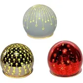 HBX natural living Tafellamp Dome Galaxy Led Dia12x11cm Verschillende verschillende Glas HBX