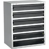 Raaco ESD Ladekast met 6 laden type 250-3 - 103725 - 103725