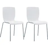 CLP Mio Set van 2 Tuinstoelen wit