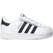 Adidas Sneakers 'SUPERSTAR II EL I' zwart / wit