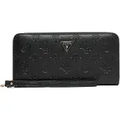 GUESS portemonnee Diana SLG Zip Around Wallet Black Logo zwart