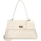 Seidenfelt Manufaktur schoudertas Lilla Edet Office Bag Milky White crème