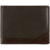Camel active Leren Portemonnee Stone Jeans Wallet Brown Donkerbruin