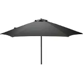 Progarden Tuinparasol Menorca - D230 cm - donkergrijs - zonwering - kantelbaar - parasol - met hoes