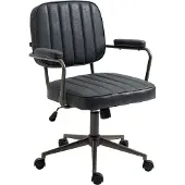 CLP Natrona Bureaustoel - Ergonomisch - Armleuning - antiek zwart