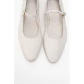 Forever & Always Lara Leren Mary Jane Platte Schoenen
