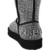 Philipp Plein Boots zwart / zilver