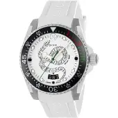Gucci YA136329 Duik Wijzerplaat Wit Herenhorloge
