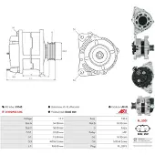 AS-PL A1040 Dynamo / Alternator