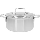 Demeyere 5-PLUS 40851-106-0 Steelpan 3 liter rond zilver, Pan + steelpan, Zilver