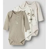Name it - NBNBODY 3P LS ANIMAL NOOS - Baby - Bodies