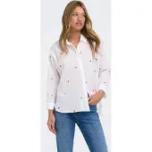 ONLY Blouse 'ONLNEW LINA GRACE' groen / olijfgroen / wit