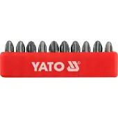 YATO Schroefbits PH3x25mm 1/4" 10 Stuks