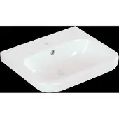 Villeroy & Boch Villeroy en Boch Architectura wastafel onderzijde geslepen 55x47cm met kraangat met overloop wit