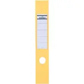 Durable ordnerrug-etiketten Ordofix, rugbreedte 60 mm, zelfklevend, 10 stuks, geel