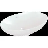Villeroy & Boch Loop&Friends - Opzetwastafel, 56x38 cm, met overloop, alpine wit 4A470001