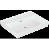 Villeroy & Boch Collaro - Meubelwastafel 60x47 cm, met overloop, kraangat, alpine wit 4A336G01