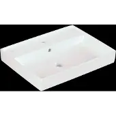 Villeroy & Boch Collaro - Meubelwastafel 60x47 cm, met overloop, kraangat, CeramicPlus, alpine wit 4A336GR1