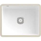 Villeroy & Boch Subway - Keramische spoelbak 55x44 cm incl. afvoergarnituur, CeramicPlus, alpine wit 331001R1