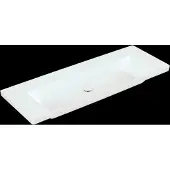 Villeroy & Boch Wastafel Subway 3.0 Met CeramicPlus 0 Kraangaten Zonder Overloop 130x47x16.5 cm Wit Alpin