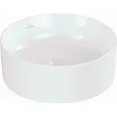 Villeroy & Boch Collaro - Waskom op blad, diameter 40 cm, CeramicPlus, alpine wit 4A1840R1