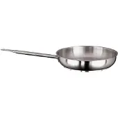 HorecaTraders lyonnaiserpan | RVS | Ø36cm | Gas, elektrisch, keramisch