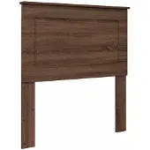 vidaXL Hoofdbord Bruine eik 100 cm Geconstrueerd hout