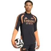 Adidas Arsenal Trainingstrui 1/4-Zip 2026-2027 Zwart Oranje